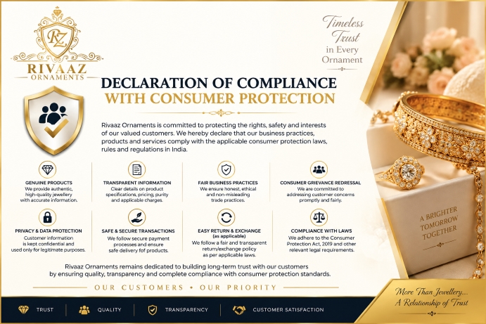 Declaration of compliance of consumer protection